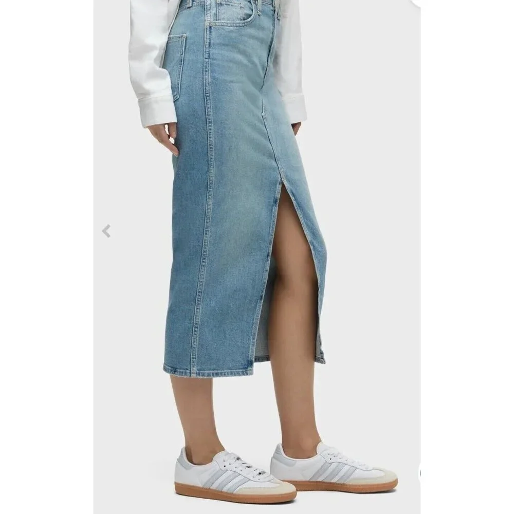 Hudson Reconstructed Skirt Offshore Womens Size 24/XS - Picture 6 of 7